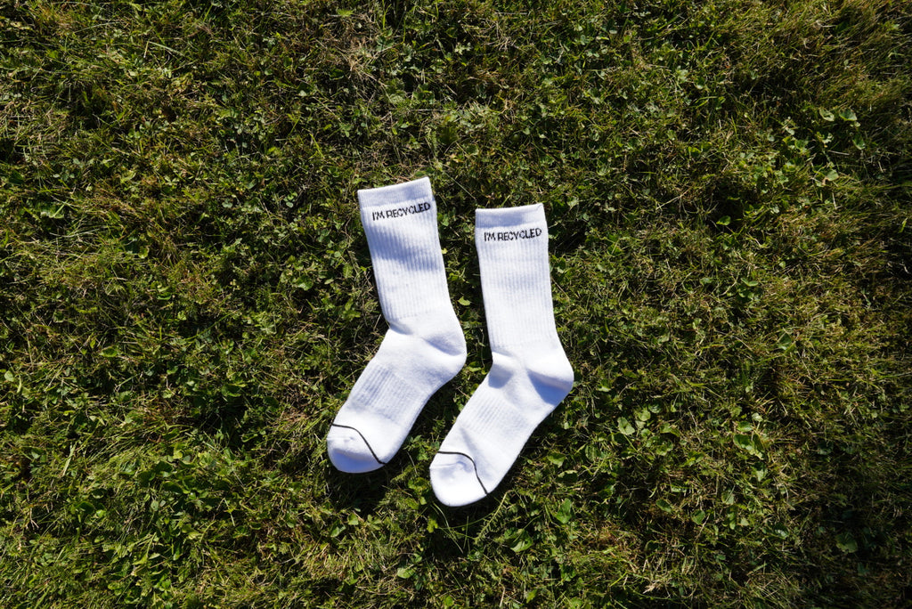 socks on grass
